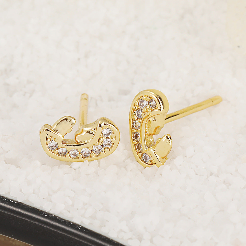 Wholesale Petite Mini Religious Virgin Mary Earrings